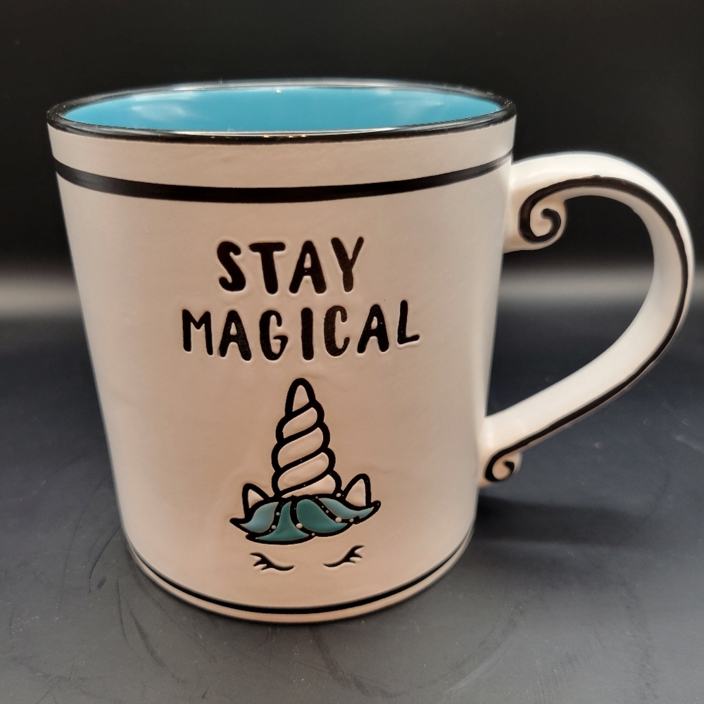 Stay Magical Unicorn Horn Oversized Mug by Fisher.